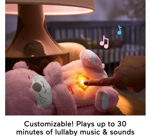 fisher-price jlj33 lampa de noapte "visele de basm ale unei vidre roz"