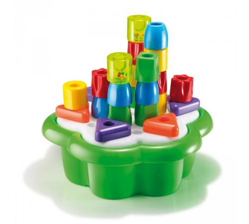 quercetti 0270 mozaic fantacolor daisy basket chiodin - box