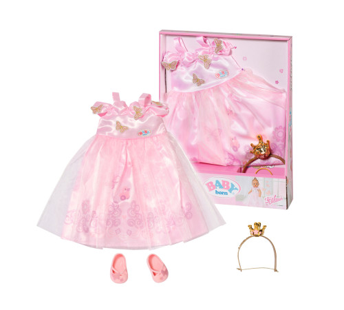 zapf creation 834169 et de haine pentru păpuși baby born "princess" (43 cm)