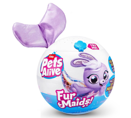 zuru pets alive 9555 Игровой набор с интерактивной игрушкой "furmaids" (в асс.)