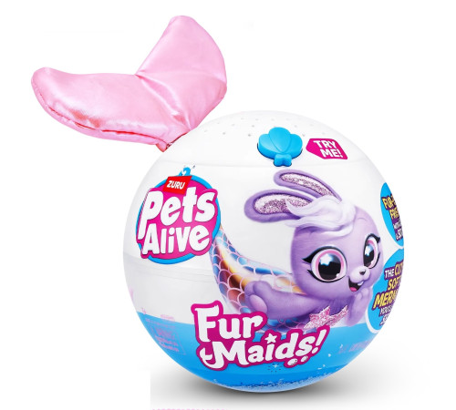 zuru pets alive 9555 Игровой набор с интерактивной игрушкой "furmaids" (в асс.)