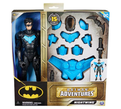 spin master 6069100 figurina "nightwing batman adventures" (30 cm.)