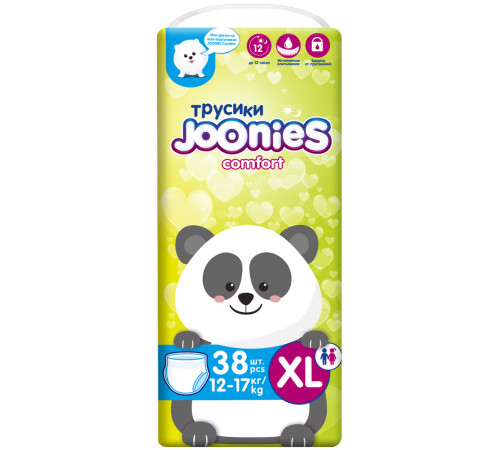  joonies comfort scutece-chilotei xl (12-17 kg) 38 buc.