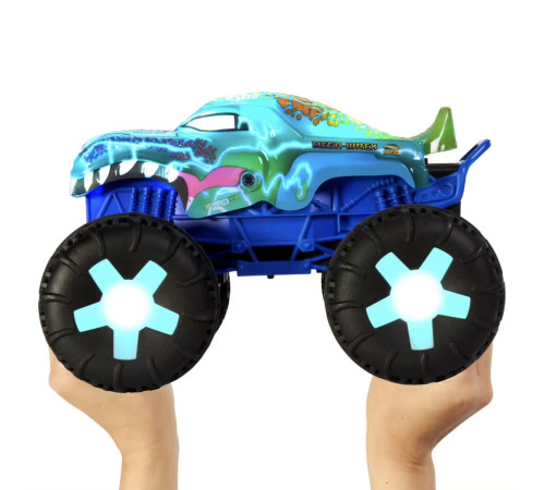 hot wheels jbd90 Машина monster trucks Мега-Рекс на дистанционном управлении
