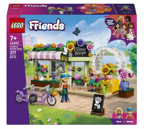  lego friends 42693 constructor "florăria creativă" (377 el.)