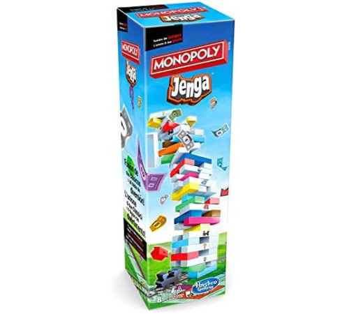 hasbro e8831rus Настольная игра "Монополия-Дженга" (рус.)