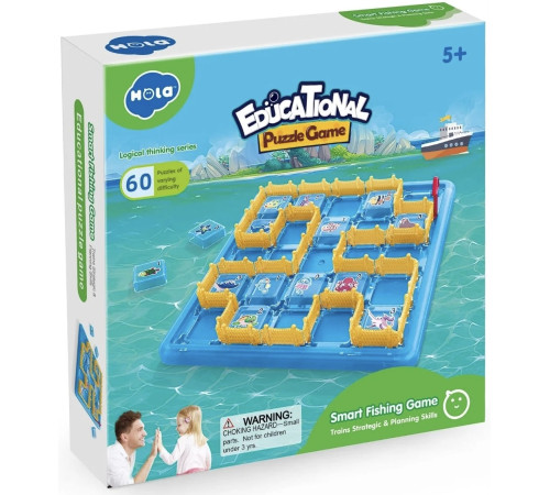 hola toys he796900 joc de masă logic „smart fishing”