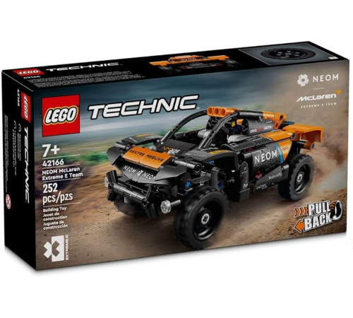  lego technic 42166 constructor "mașină de curse neom mclaren extreme e" (252 el.)