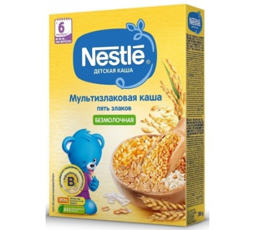 Детское питание в Молдове Nestle Каша мультизлаковая безмолочная 5 злаков 200 гр. ( 6 м+) nestle Каша мультизлаковая безмолочная 5 злаков 200 гр. ( 6 м+)