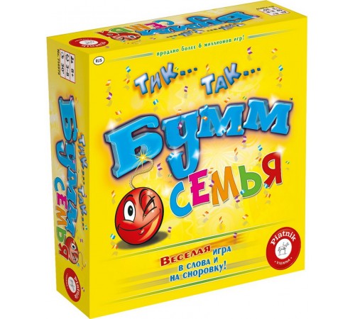 piatnik 714979 Настольная игра "Тик Так Бумм Семья"