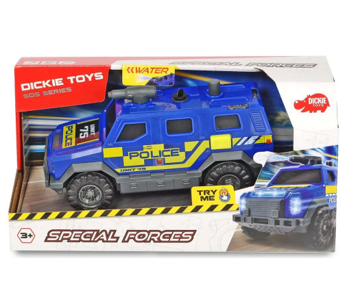 Dickie 3713009 Полицейский внедорожник со светом и звуком (18 см.) Детский магазин в Кишиневе в Молдове dickie 3713009 Полицейский внедорожник со светом и звуком (18 см.)