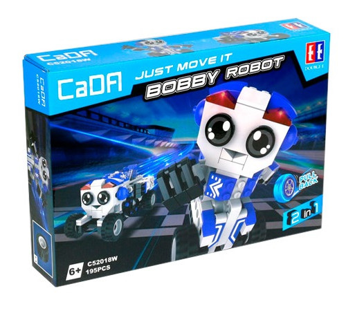  cada c52018w Конструктор 2 в 1 "Робот bobby" (195 дет.)