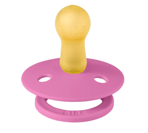  bibs suzeta rotunda din latex color m (6-18 luni) bubblegum