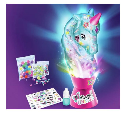 canal toys ofg297cl mini lampă cu lavă "unicorn" cu decorațiuni