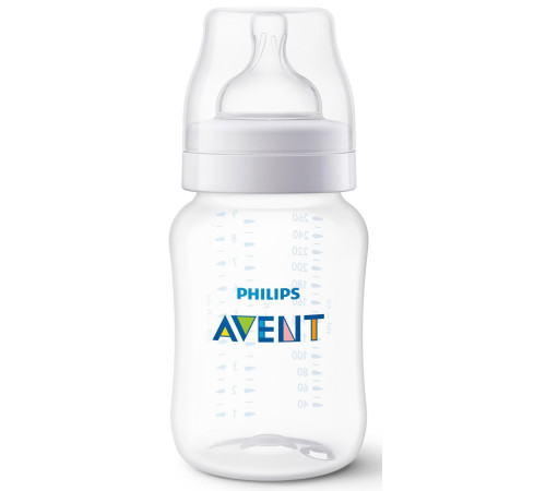 avent scy103/01 Бутылочка "anti-colic" 260 мл. (1 м+) 1 шт.