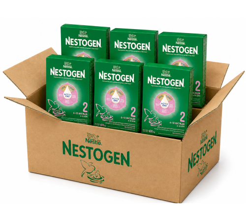  Сухая молочная смесь mega pack nestogen 2 (6 х 600) 3600 гр.
