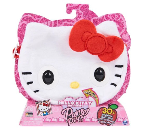 purse pets 6065146 Интерактивная сумочка "Санрио: hello kitty"