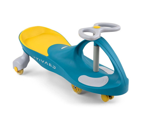  milly mally  59530 mașinuță de &icirc;mpins "gravity" cu roți led (verde/galben)