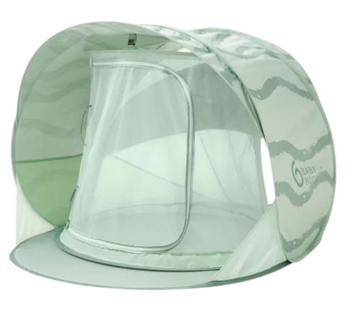  babymoov a038219 Детская солнцезащитная палатка 3 в 1 50+ upf "moov & protect" green lagoon 