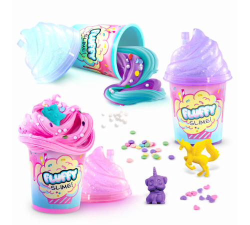 canal toys 101cl set pentru fabricarea slime "fluffy shaker" (3 buc.)