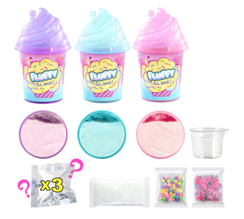 canal toys 101cl set pentru fabricarea slime "fluffy shaker" (3 buc.)