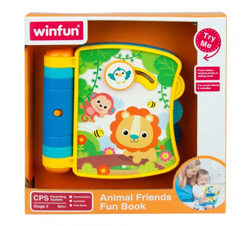 Winfun 46314 Книга "Мои друзья животные" Детский магазин в Кишиневе в Молдове winfun 46314 Книга "Мои друзья животные"