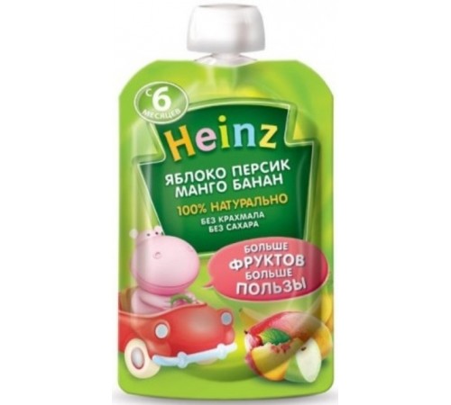 Детское питание в Молдове Heinz Пюре Яблоко-персик-манго (6м+) 90 гр. Детское питание в Молдове heinz Пюре Яблоко-персик-манго (6м+) 90 гр.