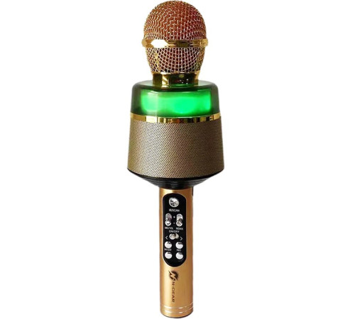  n-gear Портативный беспроводной bluetooth-микрофон для караоке "star mic" starmic100gold золотой