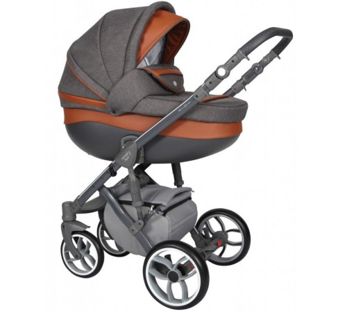 Baby Merc Коляска 2-в-1 Faster 3 FIII/100A коричневый/графит baby merc Коляска 2-в-1 faster 3 fiii/100a коричневый/графит