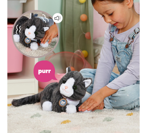 zapf creation 837580 pisicuță interactivă cu cutie baby born "my cat cookie"