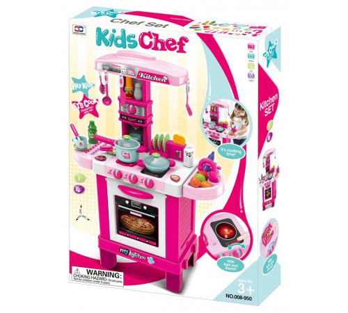 kids chef 008-950 set de jocuri "bucatarie" cu lumina si sunet