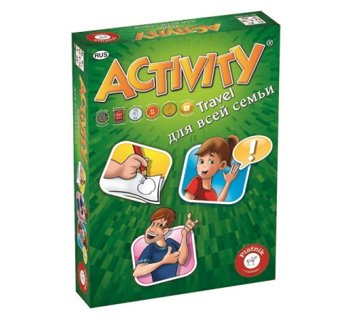 Детский магазин в Кишиневе в Молдове piatnik 793295 Настольная игра "activity family travel" (ru)