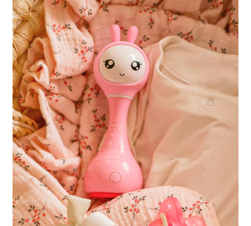 alilo baby r1 jucărie interactivă smarty "bunny" roz