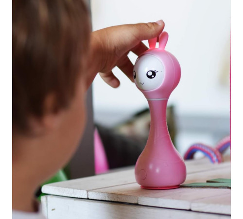 alilo baby r1 jucărie interactivă smarty "bunny" roz