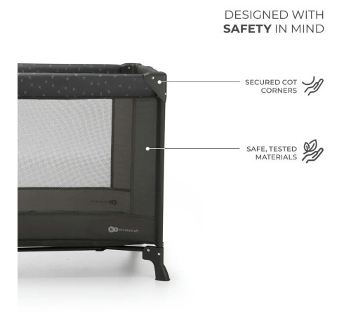 kinderkraft Манеж joy серый