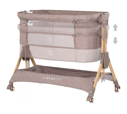 chipolino kossf0263la pătuț pliabil 3 &icirc;n 1 "sleep 'n fold" (latte)