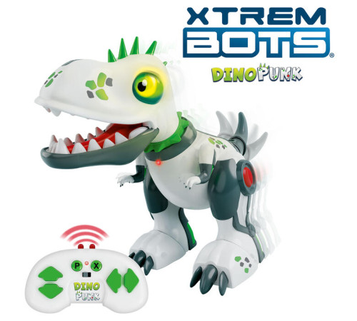 xtrem bots xt3803235 Интерактивный робот crazy pets "dino punk"