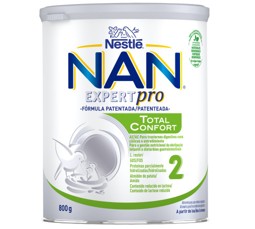 lapte praf nan expertpro total confort 2 (6-12 luni) 800 gr.