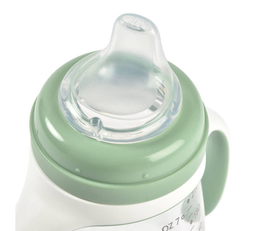 beaba 5552 biberon de invatare 2 in 1 (210 ml.) verde