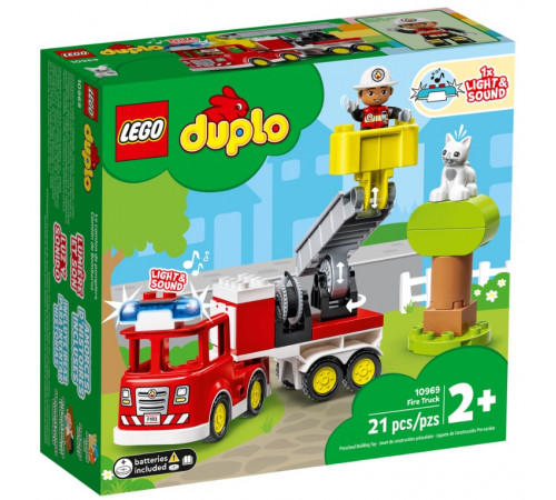  lego duplo 10969 constructor "camion de pompieri" (21 el.)