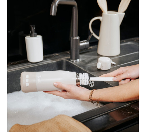 babymoov a002103 &Icirc;ncălzitor de biberoane portabil și re&icirc;ncărcabil " moov & feed" (340 ml.) bej