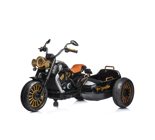 chipolino motocucleta electrica  duo tron elmdt02302bk black