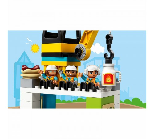 lego duplo 10933 constructor "macara turn la un șantier" (123 el.)