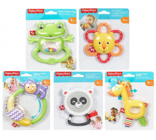  fisher-price ggf02 Погремушка-прорезыватель (в асс.)