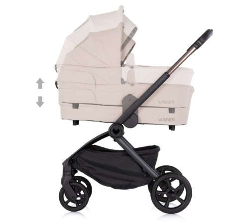 chipolino Коляска 2-в-1 "winner" kkwn02602la (латте)