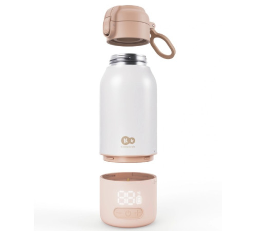 kinderkraft &Icirc;ncălzitor portabil pentru lapte și termos gaja (beige)