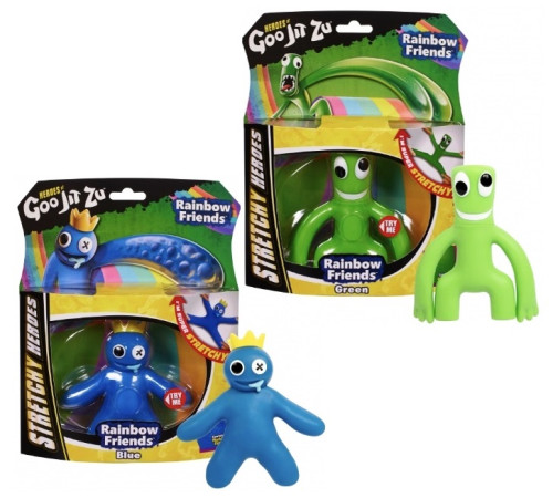 goo jit zu g08268 figurină stretch "rainbow friends" (in sort.)