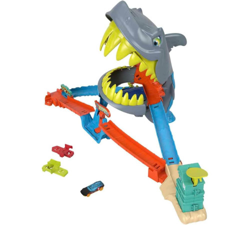 hot wheels jhl96 Игровой набор "Пляжная атака акулы"