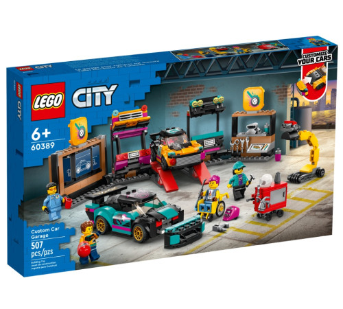  lego city 60389 Конструктор "Автомобильная мастерская" (507 дет.)