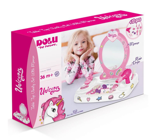 Jucării pentru Copii - Magazin Online de Jucării ieftine in Chisinau Baby-Boom in Moldova dolu 2563 masa de toaleta pentru copii "unicorn"